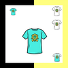 T shirt designer icon