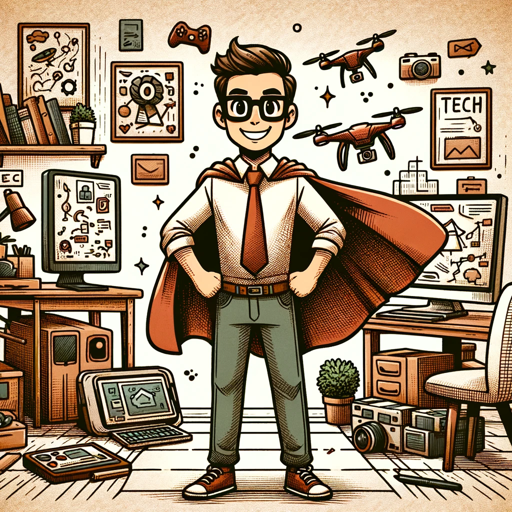 Tech Geek Super Hero icon