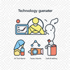 technology generator icon