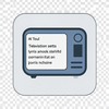 Television sets lyrics machine icon