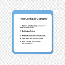 Temp Line Email Generator