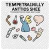 Temporary tattoos sheet icon