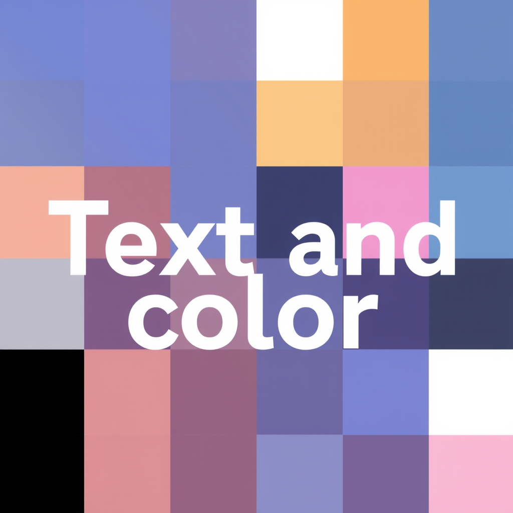 Text and Color