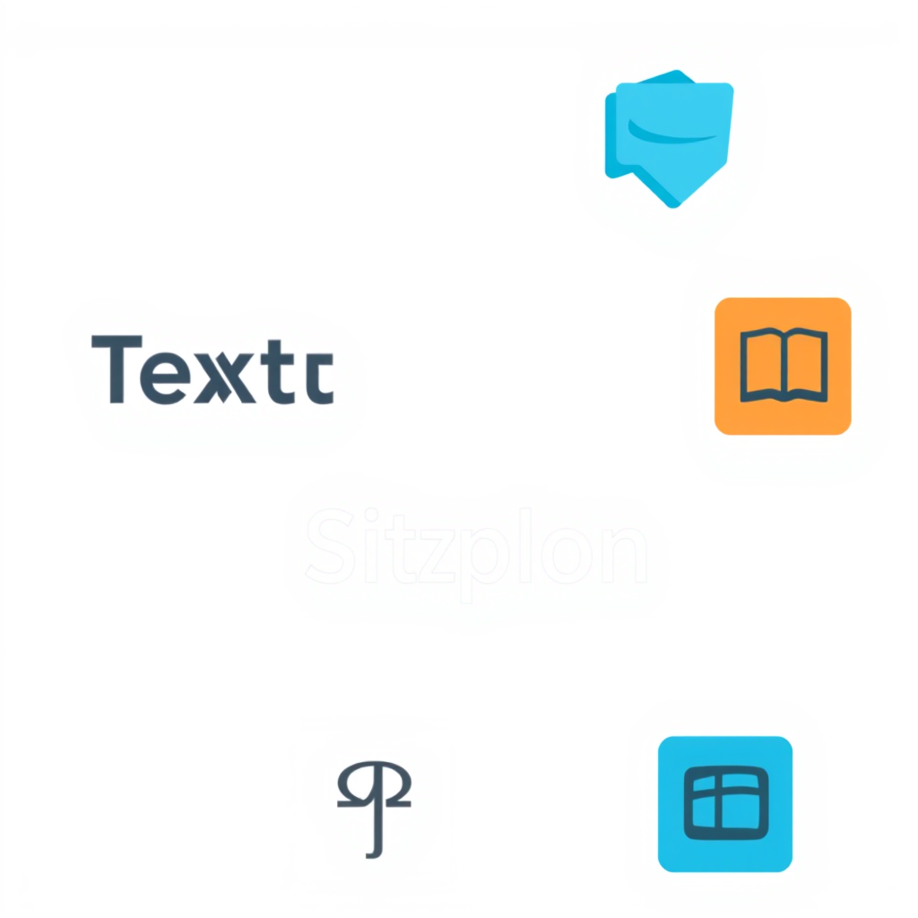 text based visual illustrating