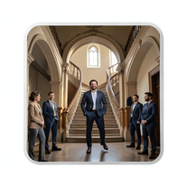 Three Echoes on the Staircase