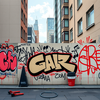 The graffiti art icon