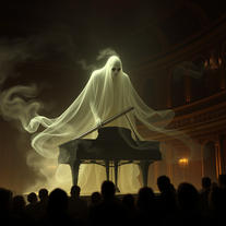 The phantom and pianist