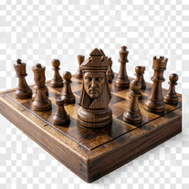 The Silent Strategist in Wood and Light