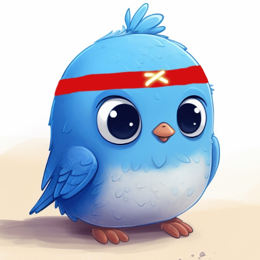 Thread Assistant: Blue Bird X icon