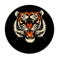 Tiger tshirt design