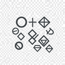 Timescript geometric shapes and symbols present