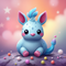 Tiny cute whismical creatures icon