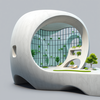 professional architect and designer 3d with  concrete