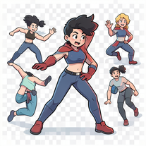 Train a LoRa pose generator