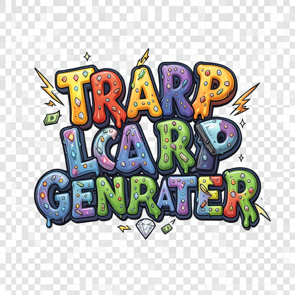 Trap rap logo generator