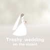 Trashy wedding icon