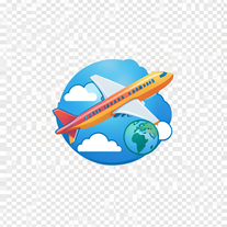 travel plane logo gener