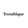 &quot;Trendtique&quot; logo vector white background icon