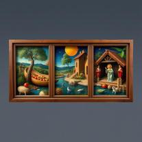 Surreal Triptych Creator