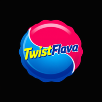 "TwistFlava" twisting bottle cap logo