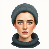 Ultra-Realistic Reference-Based Scandinavian Gouache Illustration