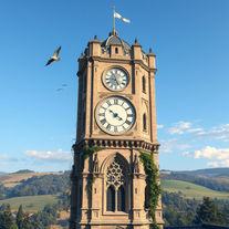 un orologio medievale