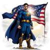 Union USA Dc character photo icon