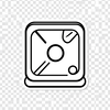 Vector cut icon