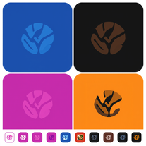 vector logo 4 colors