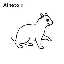 Vector outline black and white  my