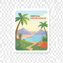 Vertical Postcard Generator