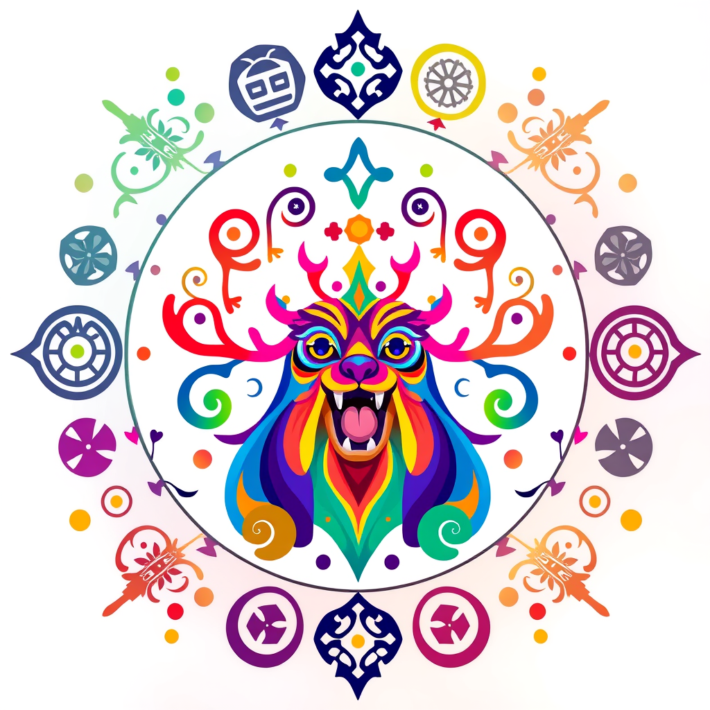 vibrant and colorful illustration 2