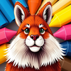 Vibrant Crayon Illustration icon