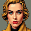 Vintage Comic Book Cover — Hyperrealistic Retro Magazine Style