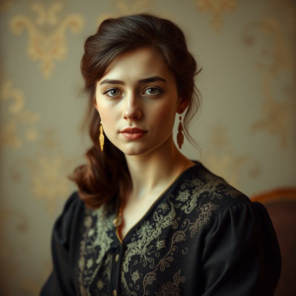Vintage Portrait In Soft Light