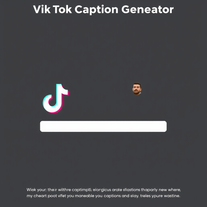 Viral TikTok Caption Generator