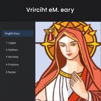 Virgin Mary Stained Glass Windows