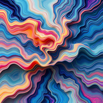 Vivid Studio - Painterly Conceptual Surrealism With Luminous Depth, Joyful Motion, And Hyperreal Dimensional Texture