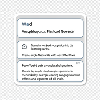 Vocabulary Flashcard Generator