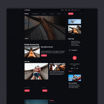 Website theme Generator for any niche