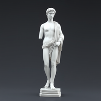 White Alabaster Statue