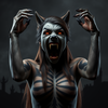 wolf make-up icon