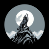 Wolf tshirt design icon