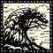 woodcut-inspired graphics