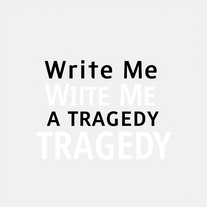 Write Me A Tragedy