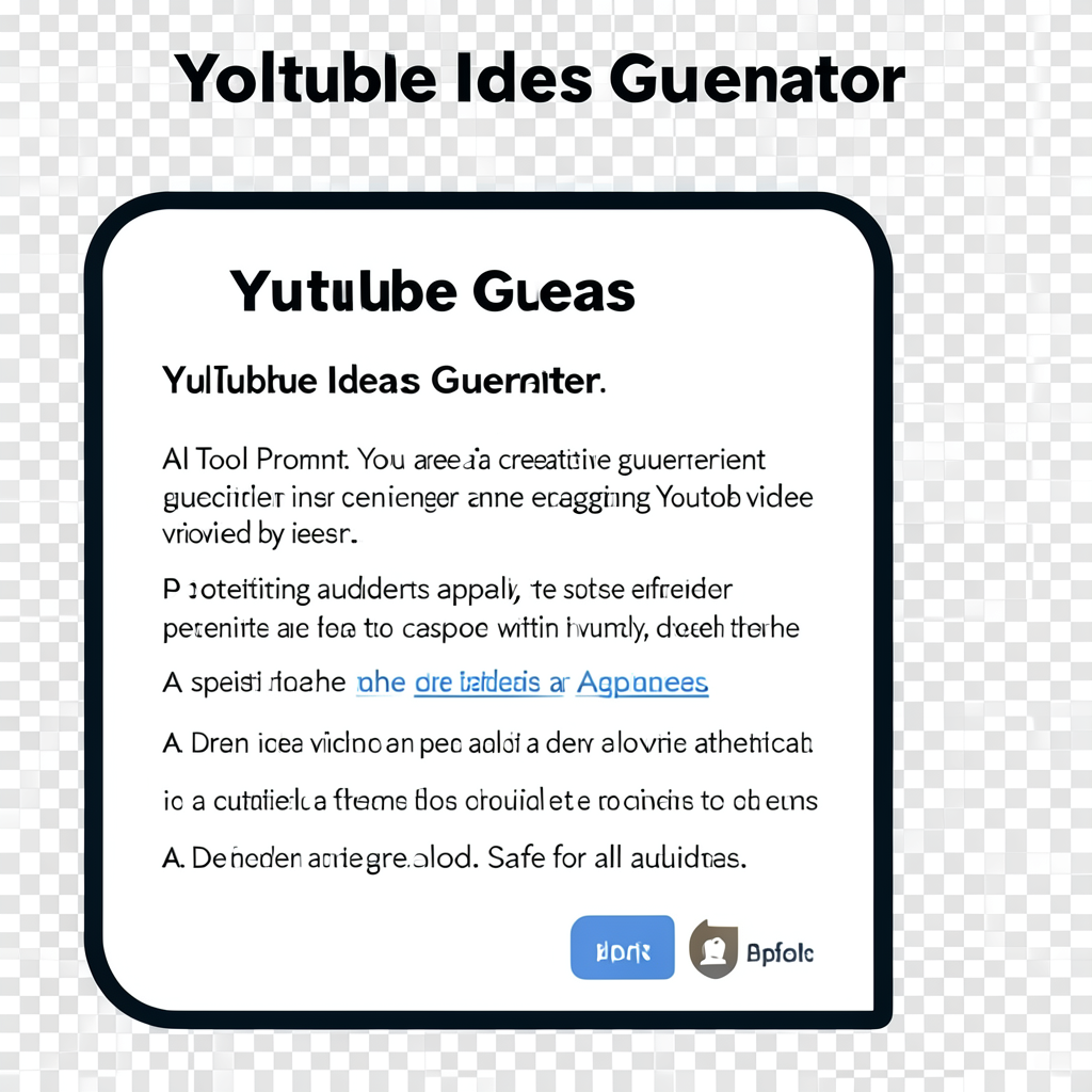 Youtube Ideas Generator