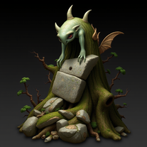 Zygore-Brian Froud Style: The Rooted Otherworld