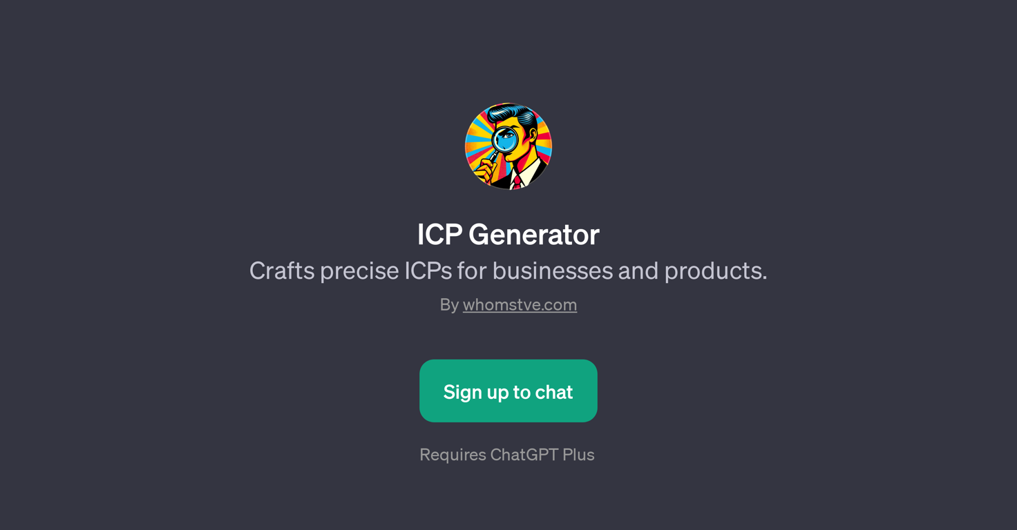 ICP Generator website