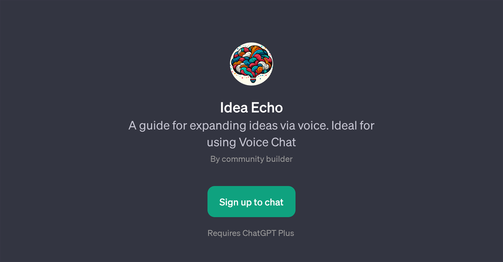 Idea Echo website