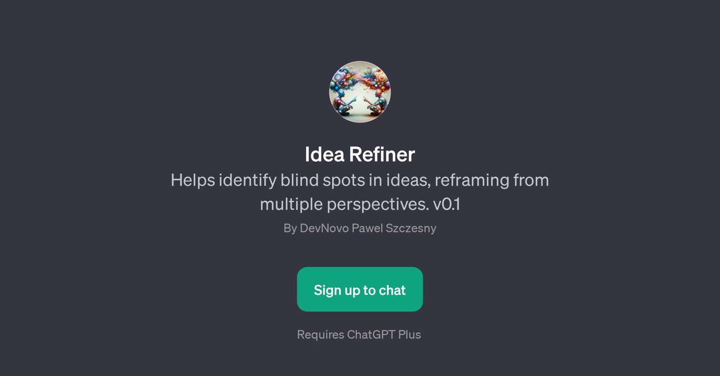 Idea Refiner website